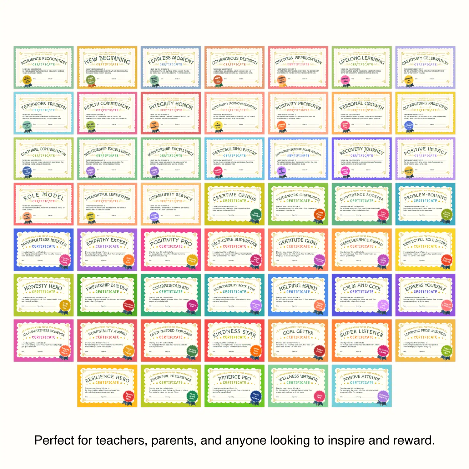 printable certificate of achievement