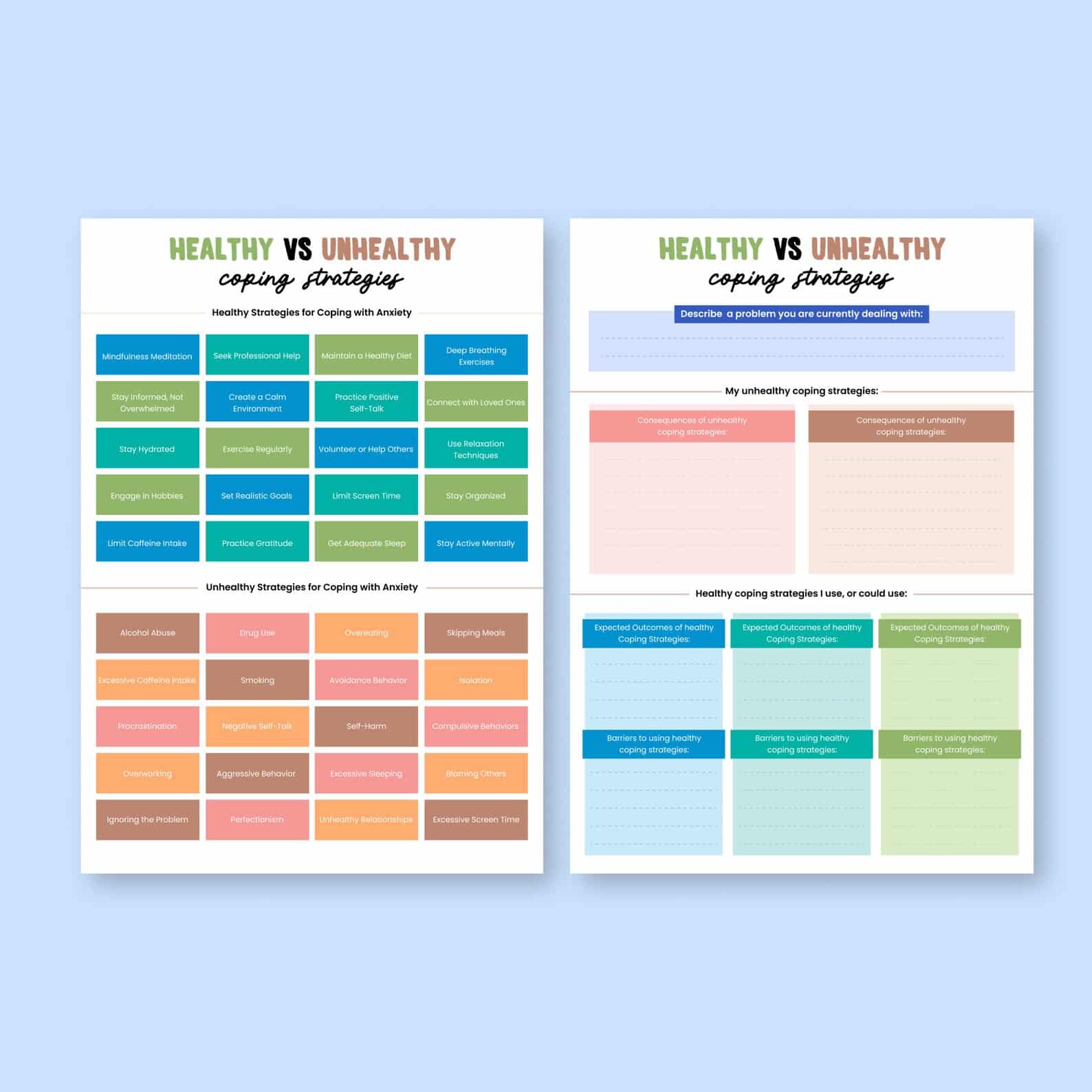 Coping strategies for anxiety