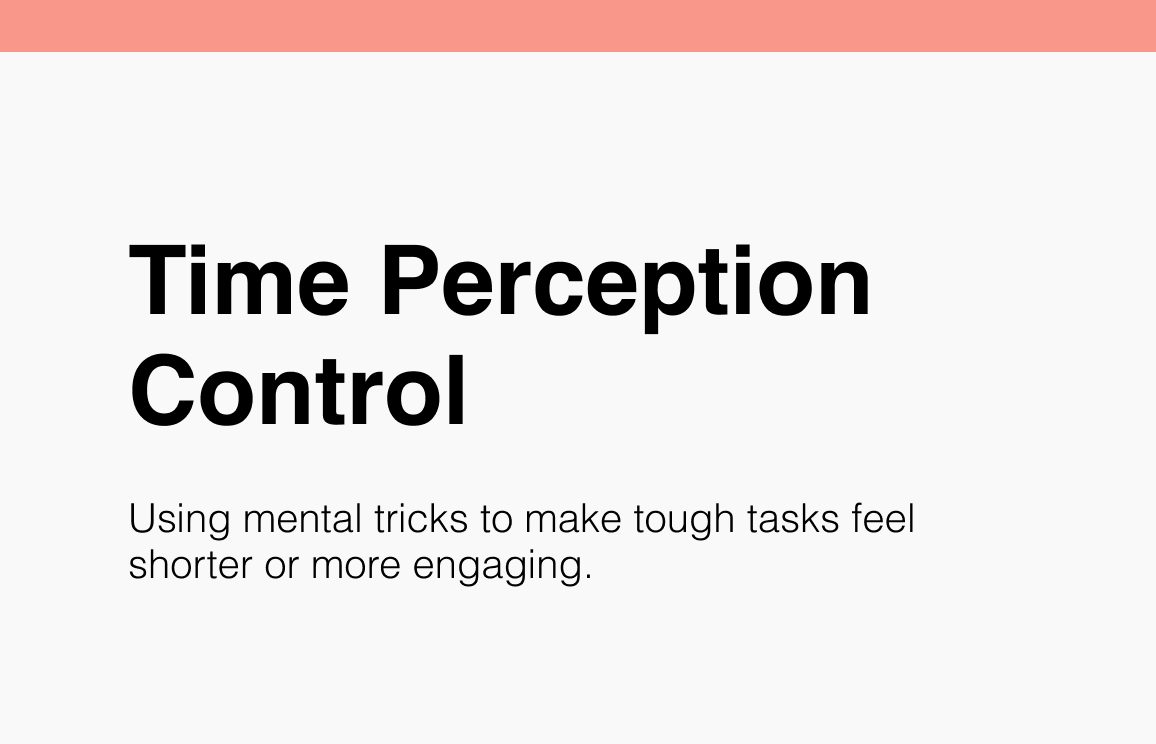 123 Time Perception Control