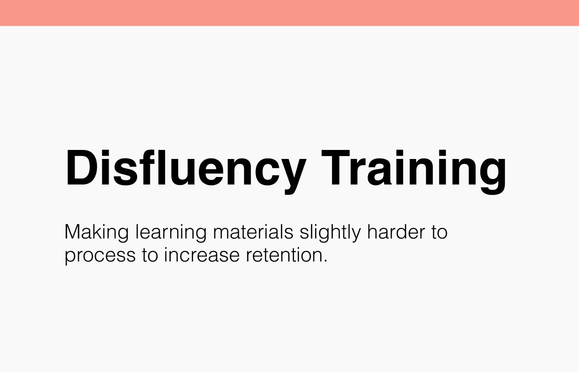 128 Disfluency Training