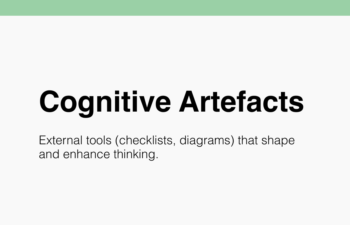 184 Cognitive Artefacts