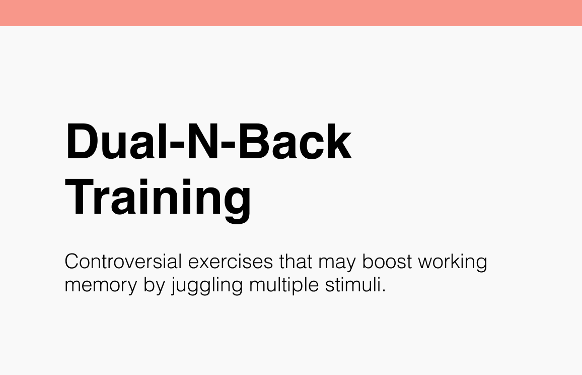 Dual-N-Back Training